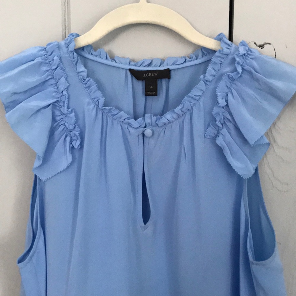 Jcrew Silk Sleeveless blouse